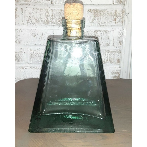 Fortis Exports Korbel Triangular Liquor Decanter Seaside, Cottage, Masculine - Picture 1 of 5
